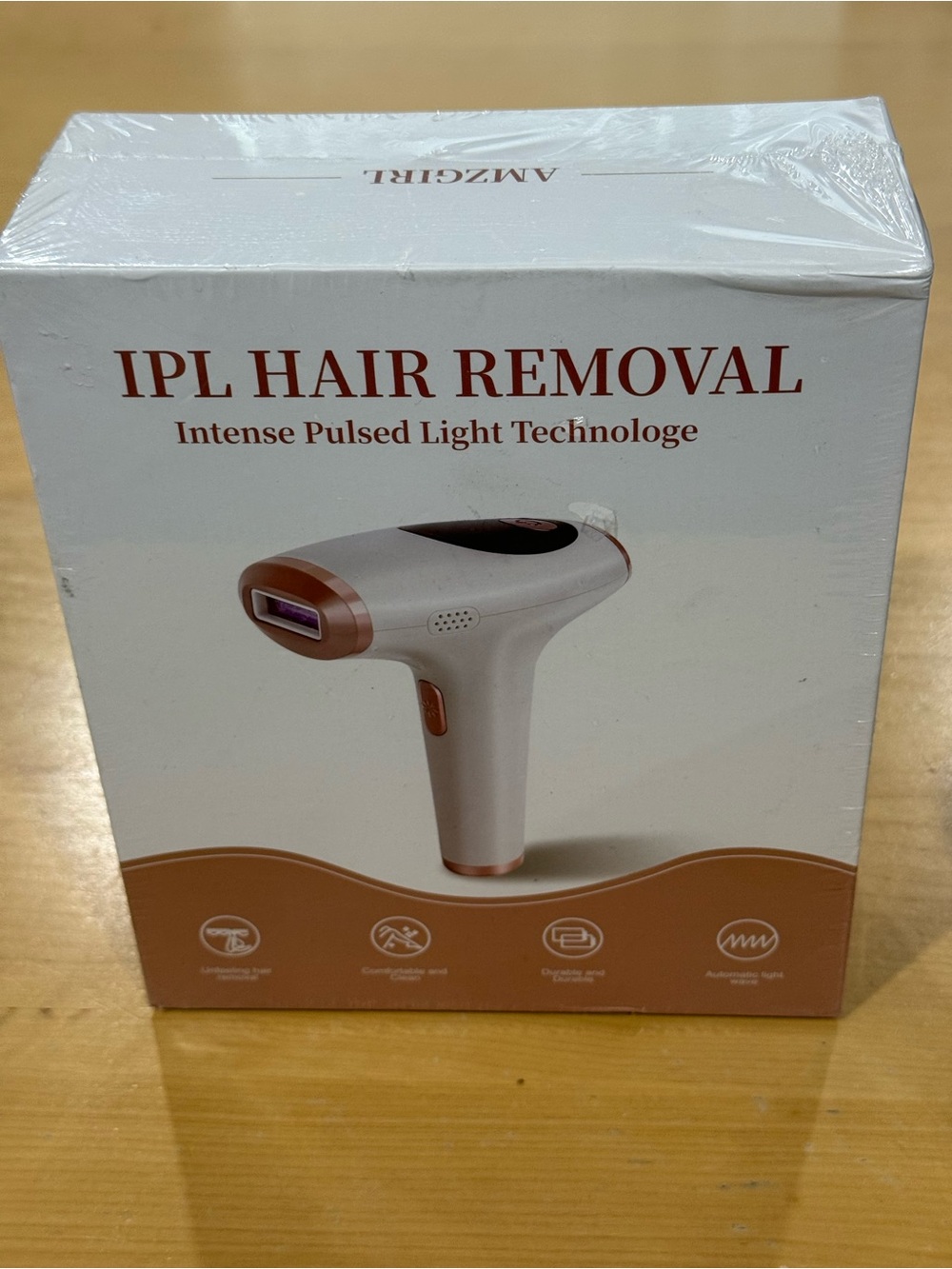 New Sealed! AMZGIRL IPL Hair Removal Intense Pulse Light Technology.
